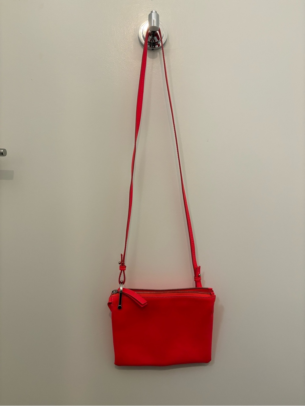 & Other Stories Neon Pink Women's Crossbody Bag - Sleek Minimal Design